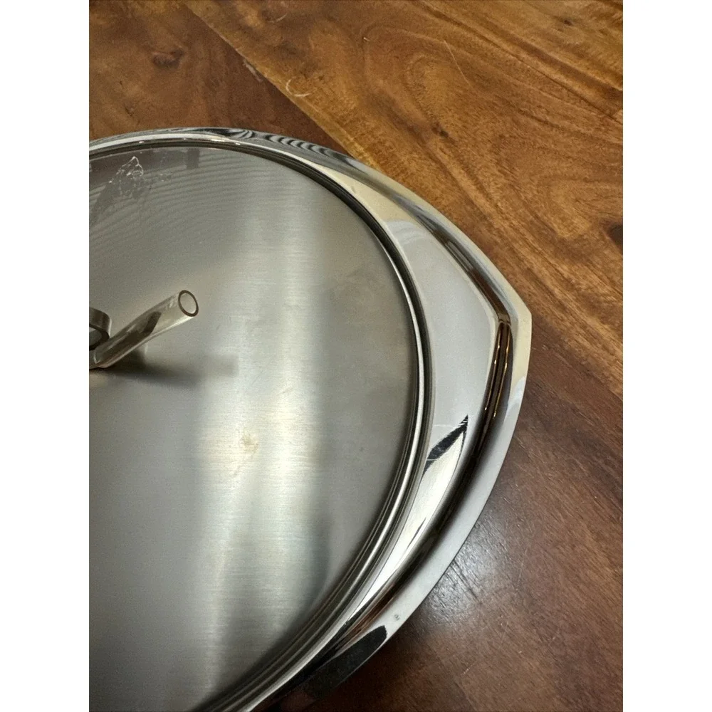 Guy Degrenne stainless steel serving dish With cover Lid (TD)